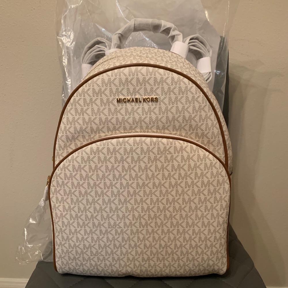 Brand new Abbey Logo Michael Kors Backpack